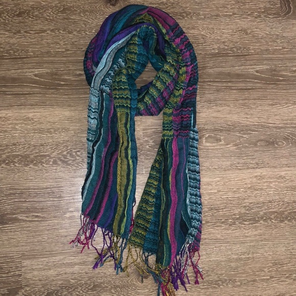 Forever 21 multicolor textured scarf - Picture 4 of 7